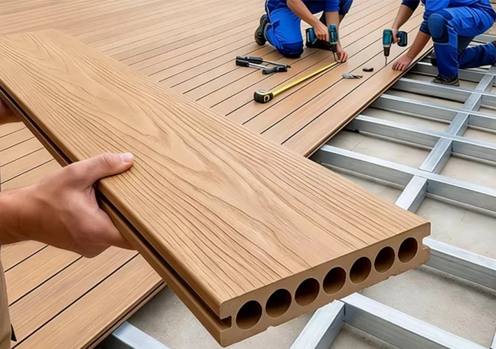 Wood Alternative Installation / تركيب بديل الخشب